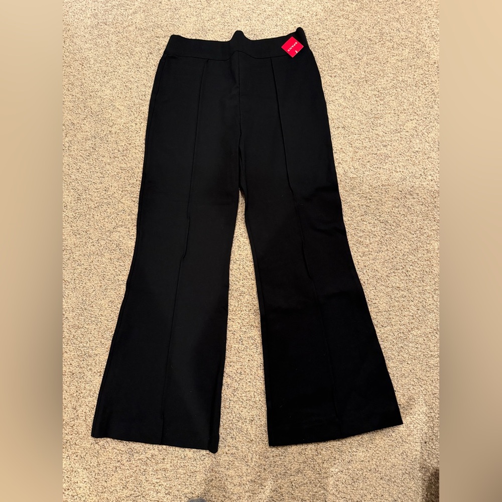 SPANX Black Boot Cut Flare Pants